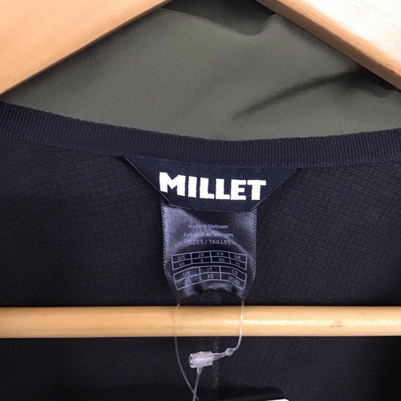 ミレー MILLET ジャケット、上着 ジャンパー、ブルゾン miv9585 防風ジャケット マグマ シールド ジャケット S ロゴ、文字 カーキ / カーキ /  メンズ USED 古着 中古 10140334