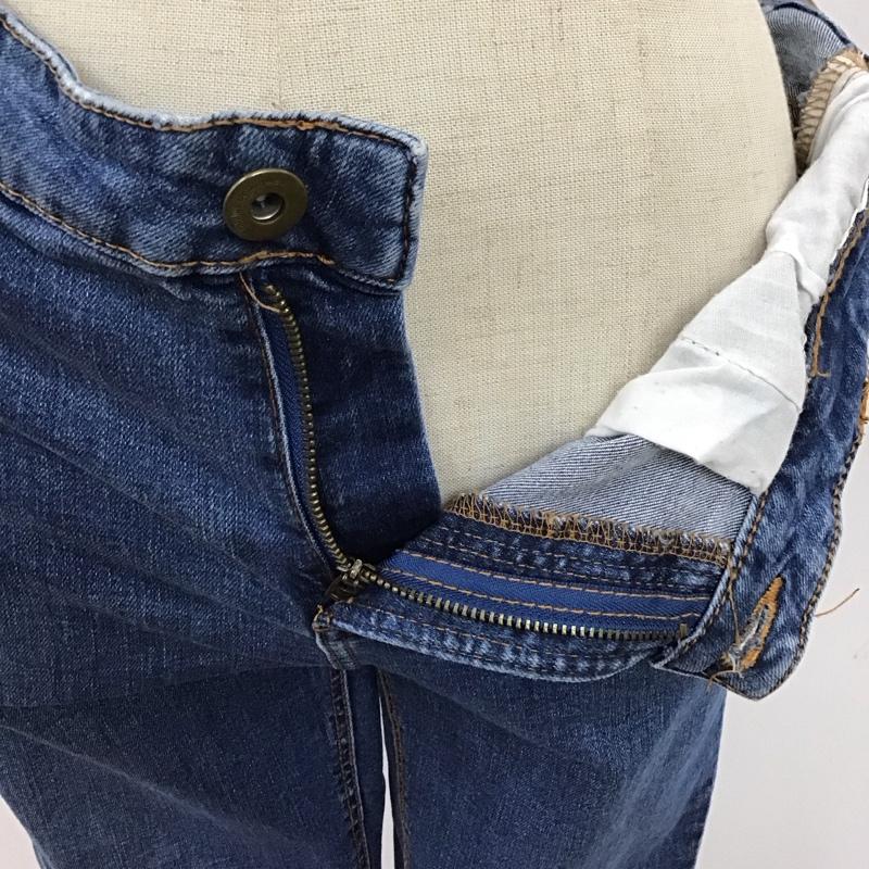 ザラ ZARA パンツ デニム、ジーンズ デニムパンツ スリムパンツ ストレッチパンツ ジーンズ 36 無地 インディゴ / インディゴ /  レディース USED 古着 中古 10122408