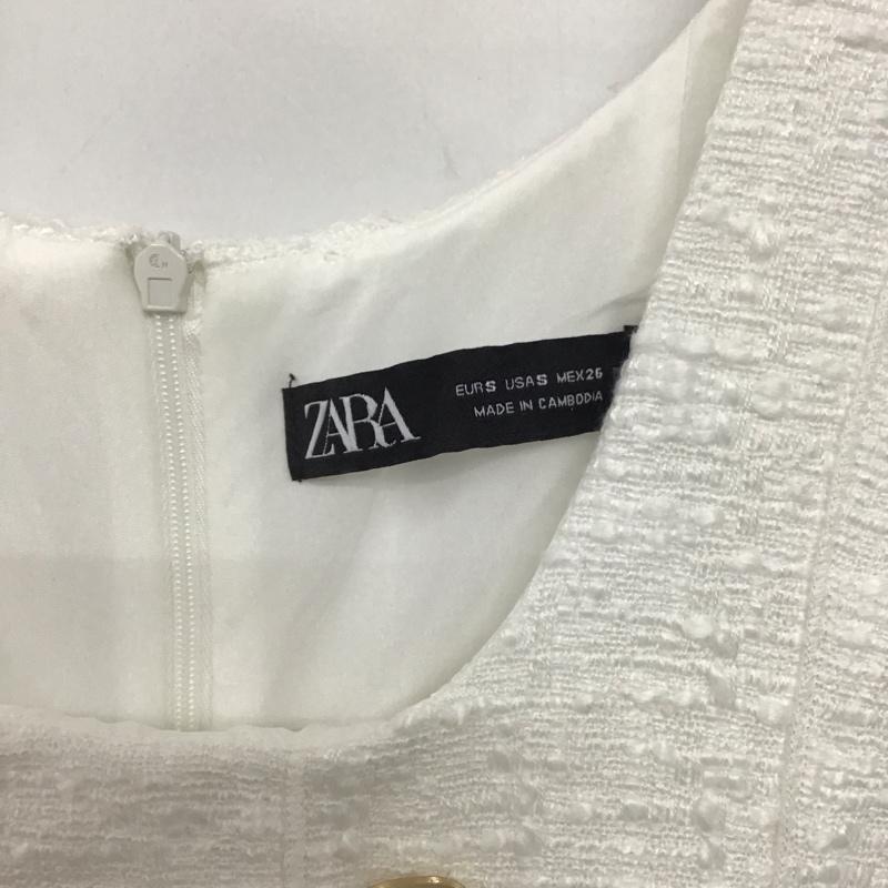 ザラ ZARA ジャンパースカート ジャンパースカート S 無地 白 / ホワイト /  レディース USED 古着 中古 10146962