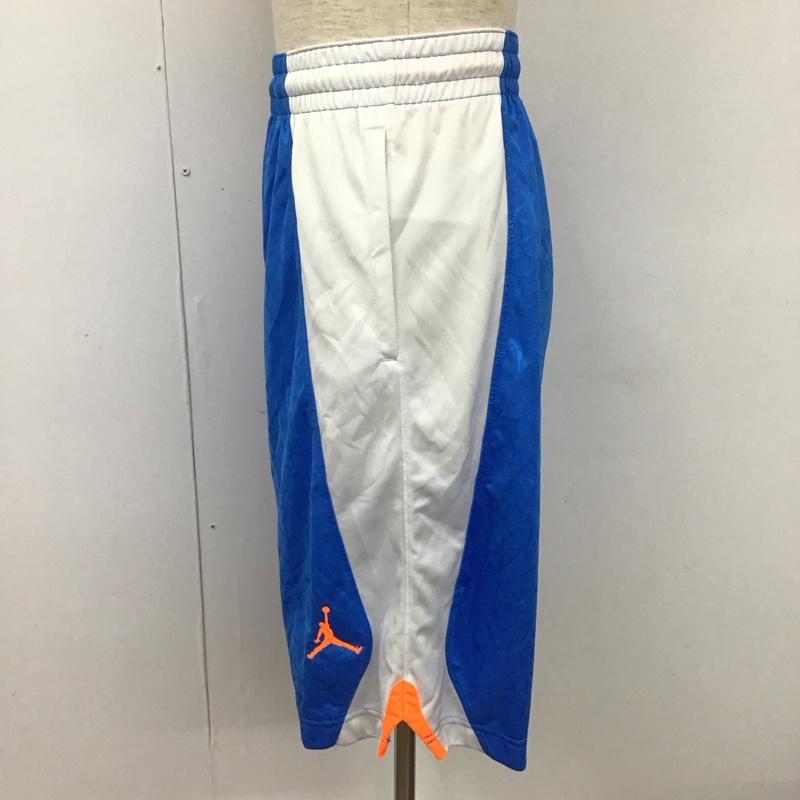 エアジョーダン AIR JORDAN パンツ ショートパンツ 642240-435 ジョーダンフライトニットショート ハーフパンツ ショートパンツ M ロゴ、文字 白 / ホワイト / X 青 / ブルー / X 橙 / オレンジ /  メンズ USED 古着 中古 10109791