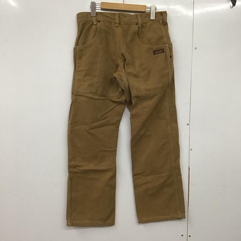 パタゴニア patagonia パンツ デニム、ジーンズ デニムパンツ スリムパンツ カジュアルパンツ 31インチ ロゴ、文字 ベージュ / ベージュ /  メンズ USED 古着 中古 10145336