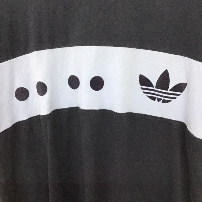 アディダス adidas Tシャツ 半袖 半袖カットソー プリントTシャツ クルーネックカットソー ロゴ、文字 紺 / ネイビー /  メンズ USED 古着 中古 10140132