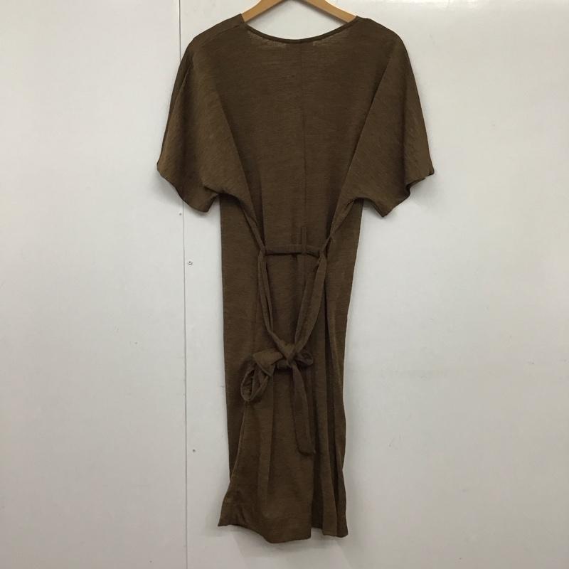ザラ ZARA ワンピース ロングスカート M 無地 茶 / ブラウン /  レディース USED 古着 中古 10131508