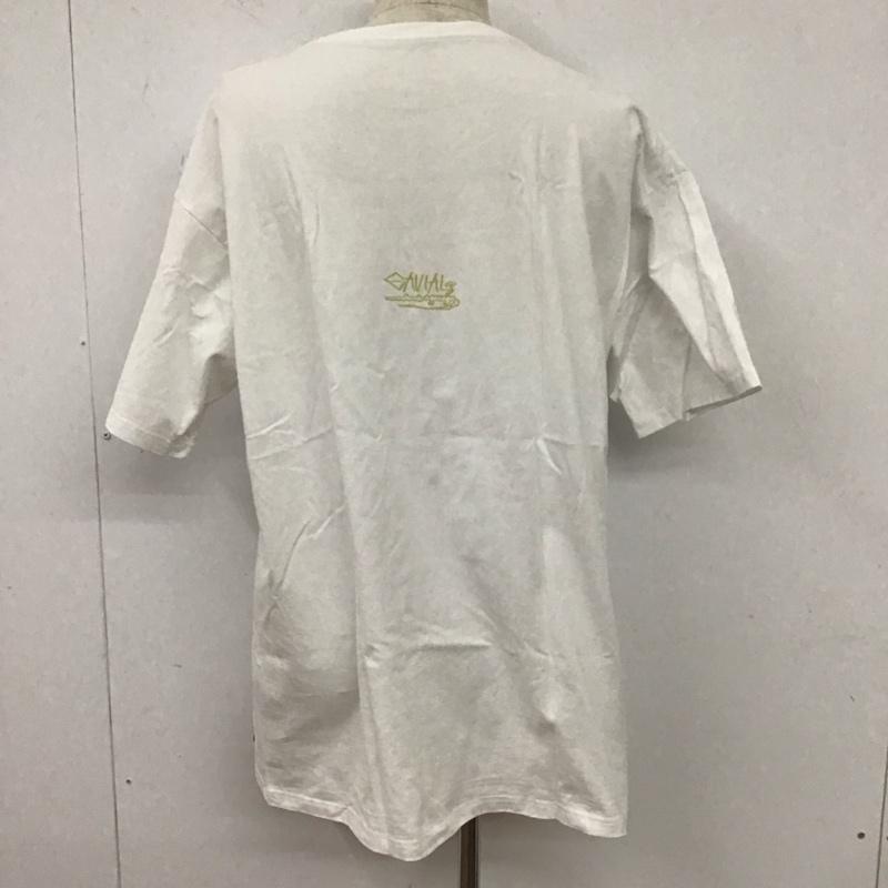 ガヴィル GAVIAL Tシャツ 半袖 gvl-23sst-0560 s/sbigtee M.C.D 半袖カットソー プリントTシャツ クルーネックカットソー L ロゴ、文字 白 / ホワイト /  メンズ USED 古着 中古 10106541