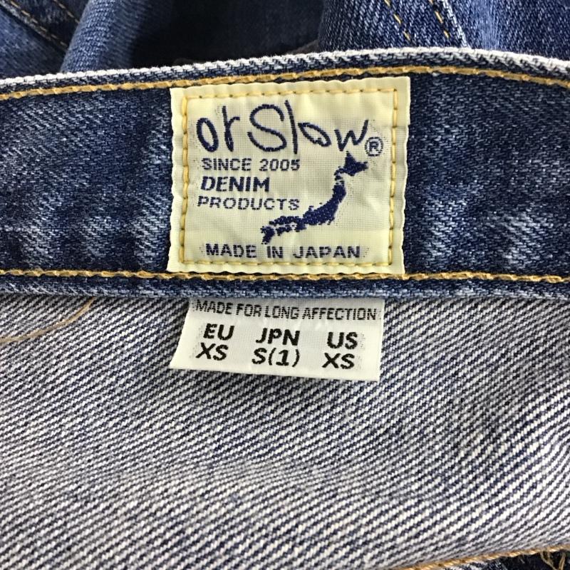オアスロウ orSlow パンツ デニム、ジーンズ S 無地 水色 / ライトブルー /  レディース USED 古着 中古 10131579