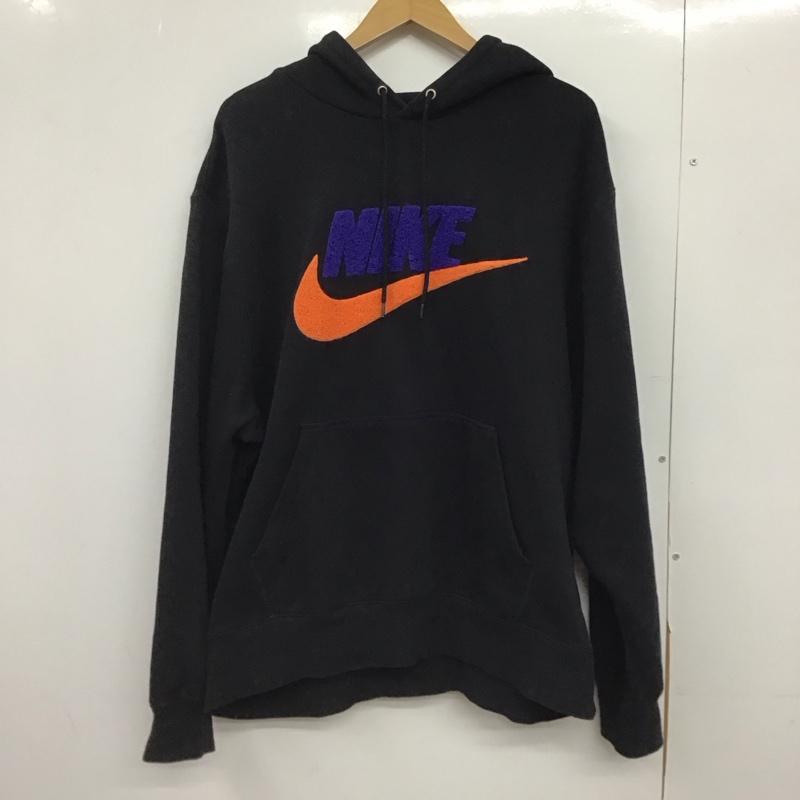 ナイキ NIKE パーカー 長袖 fn3105-010 パーカー スウェット プルオーバー XXL ロゴ、文字 黒 / ブラック /  メンズ USED 古着 中古 10147072