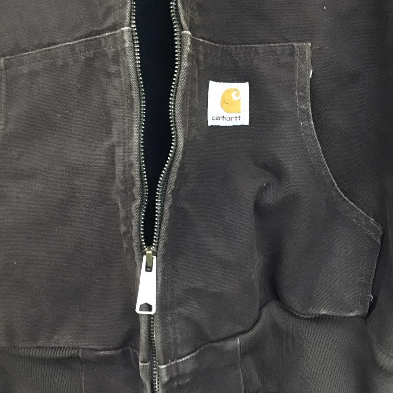 カーハート Carhartt ジャケット、上着 ジャケット、ブレザー ジップアップジャケット アウター 古着 ジップアップパーカー L 無地 茶 / ブラウン /  レディース USED 古着 中古 10142702
