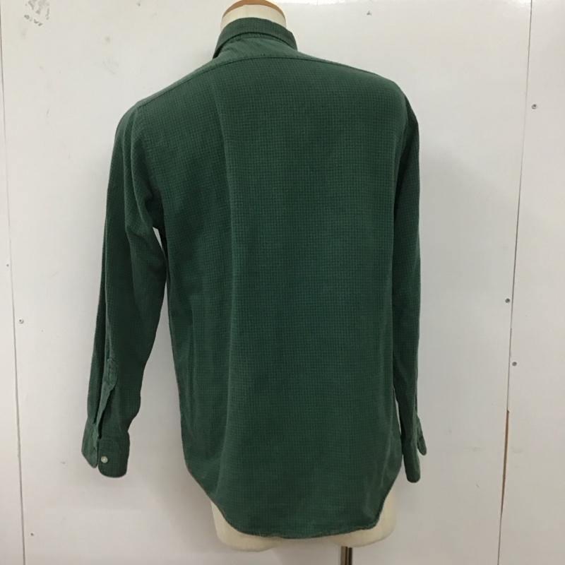 エルエルビーン L.L.Bean シャツ、ブラウス 長袖 長袖シャツ チェックシャツ カラーシャツ 70s 80s M チェック 緑 / グリーン /  メンズ USED 古着 中古 10127832