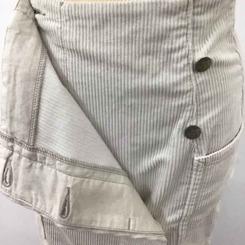 リー Lee スカート ロングスカート ロングスカート タイトスカート カジュアルスカート コーデュロイスカート S ロゴ、文字 灰 / グレー /  レディース USED 古着 中古 10113031