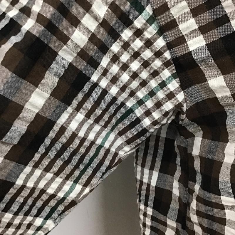 マウジー MOUSSY シャツ、ブラウス 長袖 010css30-0510 CHECKPUFFSLEEVEBLOUSE 長袖シャツ 前開シャツ ノーカラーシャツ FREE チェック マルチカラー / マルチカラー /  レディース USED 古着 中古 10105849