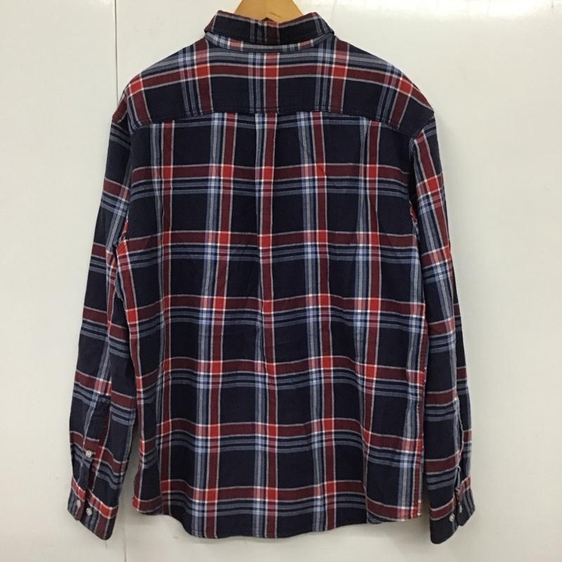 エディーバウアー Eddie Bauer シャツ、ブラウス 長袖 長袖シャツ チェックシャツ カラーシャツ ボタンダウンシャツ L チェック マルチカラー / マルチカラー /  メンズ USED 古着 中古 10130809