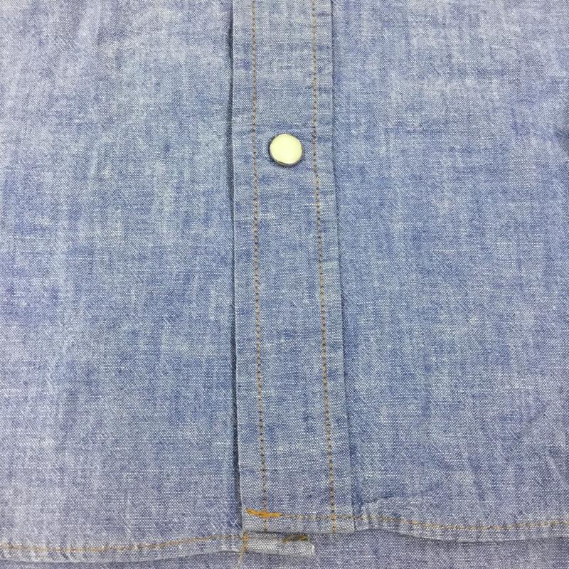 ビッグベン BIGBEN シャツ、ブラウス 半袖 M 無地 水色 / ライトブルー /  メンズ USED 古着 中古 10112801