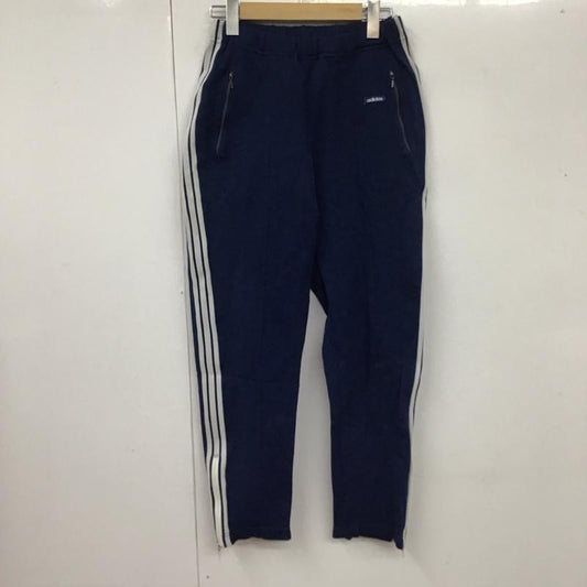 アディダス adidas ボトムス ボトムス ジャージ ワイドパンツ カジュアルパンツ スポーツウェア 古着 70S デサント 西ドイツ製 3 ロゴ、文字 紺 / ネイビー /  メンズ USED 古着 中古 10109938