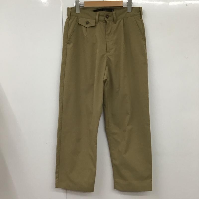ニコアンド niko and... パンツ チノパン H221ML11TK イージーパンツ タック S 無地 ベージュ / ベージュ /  レディース USED 古着 中古 10118230