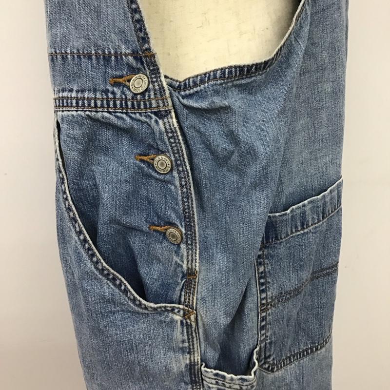 オールドネイビー OLD NAVY サロペット・オーバーオール サロペット、オーバーオール オーバーオール オールインワン デニムスカート つなぎ サロペット ロングスカート 無地 インディゴ / インディゴ /  メンズ USED 古着 中古 10116404