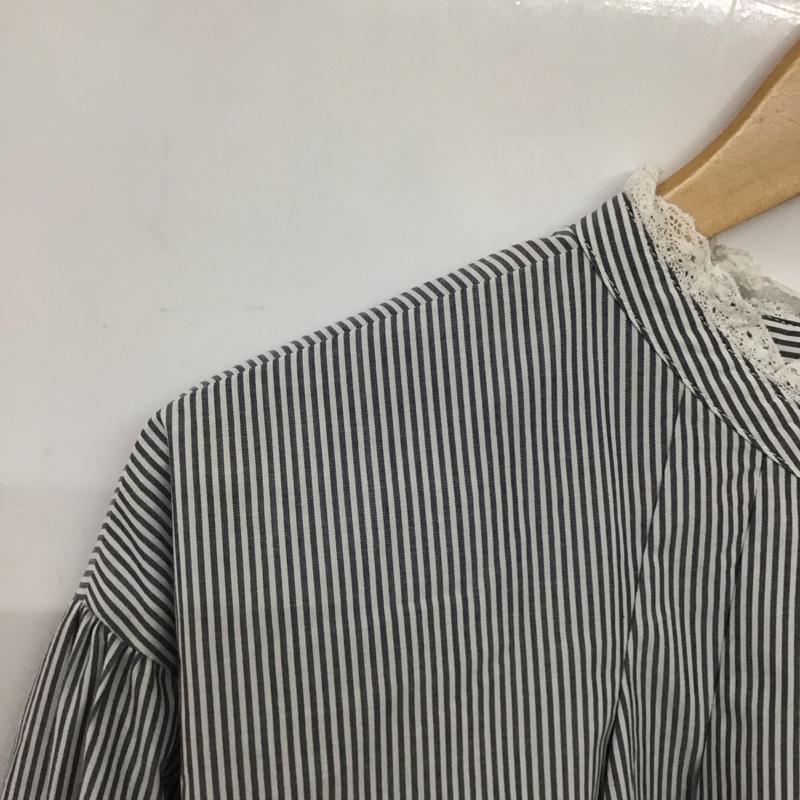 スタディオクリップ studio CLIP シャツ、ブラウス 長袖 FREE ストライプ マルチカラー / マルチカラー /  レディース USED 古着 中古 10132854