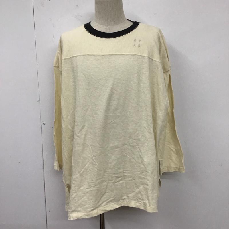 フィルザビル FILL THE BILL カットソー 七分袖 クルーネックカットソー プリントTシャツ 長袖カットソー 2 ロゴ、文字 アイボリー / アイボリー /  メンズ USED 古着 中古 10127340