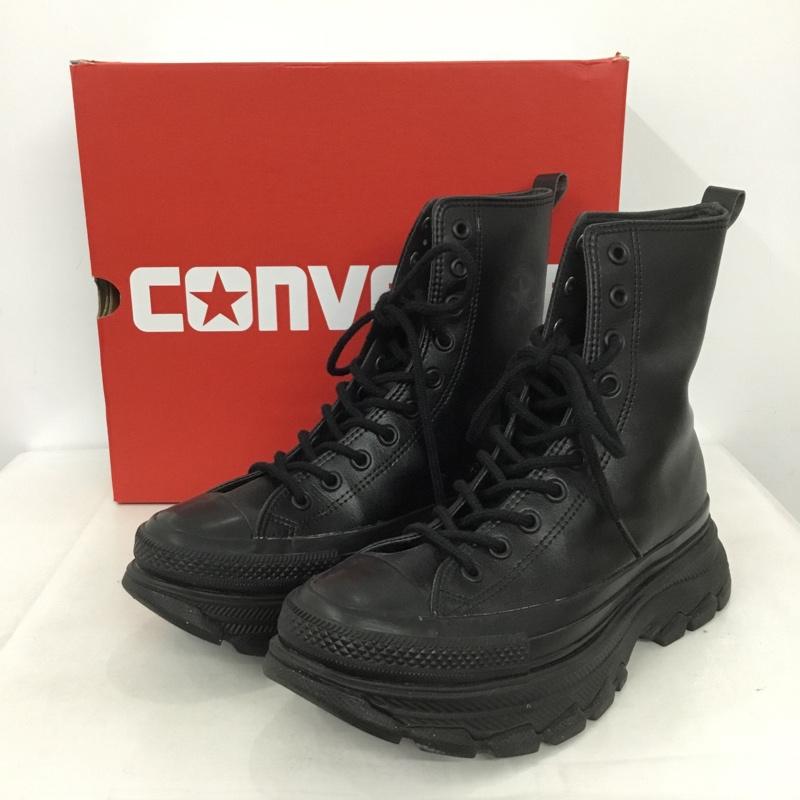 コンバース CONVERSE スニーカー スニーカー 1SD544 ALL STAR TREKWAVE SL SHIN-HI 厚底 27.5cm 箱有 27.5cm ロゴ、文字 黒 / ブラック /  メンズ USED 古着 中古 10142069