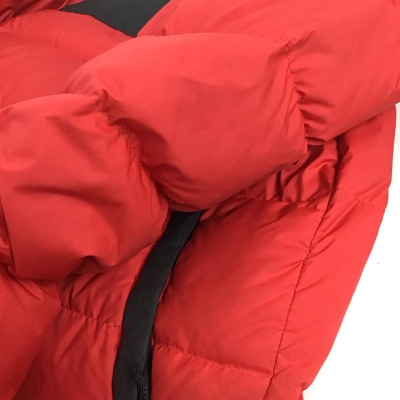 ザノースフェイス THE NORTH FACE ジャケット、上着 ジャンパー、ブルゾン nf0a2zwe NUPTSEJACKET ダウンジャケット アウター M ロゴ、文字 黒 / ブラック / X 赤 / レッド /  メンズ USED 古着 中古 10143258