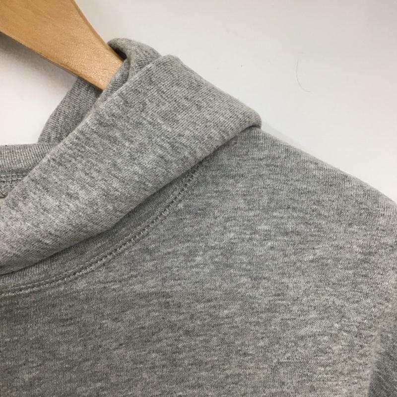 ニコアンド niko and... パーカー 長袖 長袖パーカー プルオーバーパーカー スウェット M ロゴ、文字 灰 / グレー /  レディース USED 古着 中古 10145078