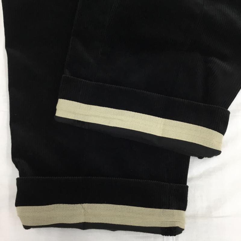 ポールスミス Paul Smith パンツ スラックス コーデュロイ　PS-1877　90s　2タックスラックス 29インチ 無地 黒 / ブラック /  メンズ USED 古着 中古 10142019