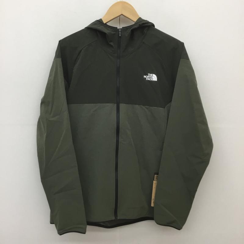 ザノースフェイス THE NORTH FACE ジャケット、上着 ジャケット、ブレザー APEX Flex Hoodie エイペックスフレックスフーディ NP72381 タグ付 M ロゴ、文字 緑 / グリーン /  メンズ USED 古着 中古 10105907