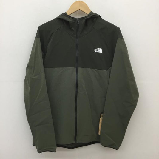 ザノースフェイス THE NORTH FACE ジャケット、上着 ジャケット、ブレザー APEX Flex Hoodie エイペックスフレックスフーディ NP72381 タグ付 M ロゴ、文字 緑 / グリーン /  メンズ USED 古着 中古 10105907