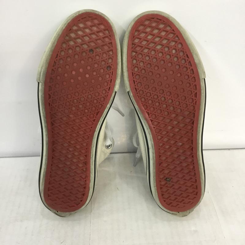 バンズ VANS スニーカー スニーカー V66L-NCK CLASSIC SKOOL HI 23.5cm 箱無 23.5cm 無地 X チェック 白 / ホワイト /  レディース USED 古着 中古 10044807