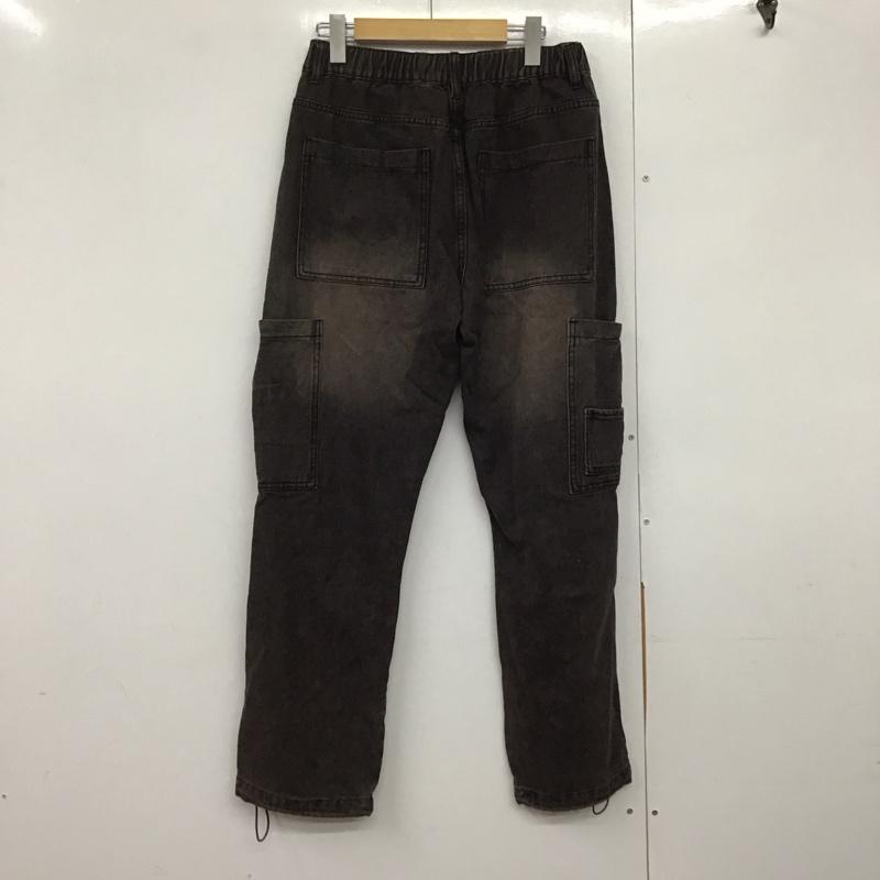 古着 USED パンツ ワークパンツ、ペインターパンツ A.T.C 252-2971 オーバーダイ カーゴパンツ ワイドデニム オールド加工 S 無地 マルチカラー / マルチカラー /  メンズ USED 古着 中古 10142283