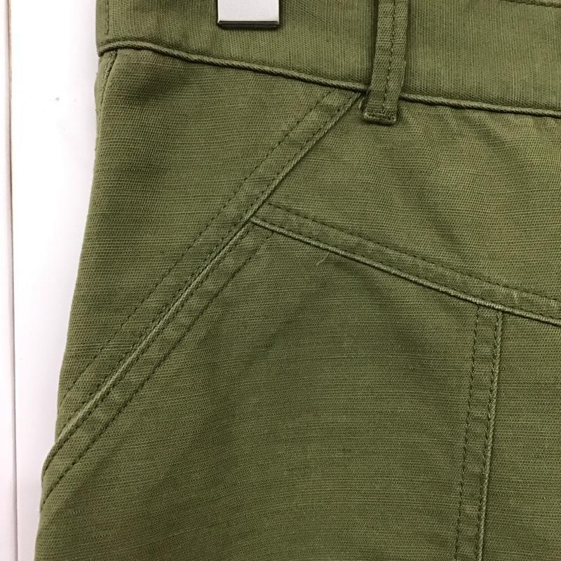 ザラティーアールエフ ZARA TRF パンツ ワークパンツ、ペインターパンツ ミリタリーパンツ ワイドパンツ カジュアルパンツ ストレートパンツ S 無地 カーキ / カーキ /  レディース USED 古着 中古 10117833