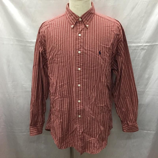 ラルフローレン RALPHLAUREN シャツ、ブラウス 長袖 ボタンダウンシャツ L チェック マルチカラー / マルチカラー /  メンズ USED 古着 中古 10113451