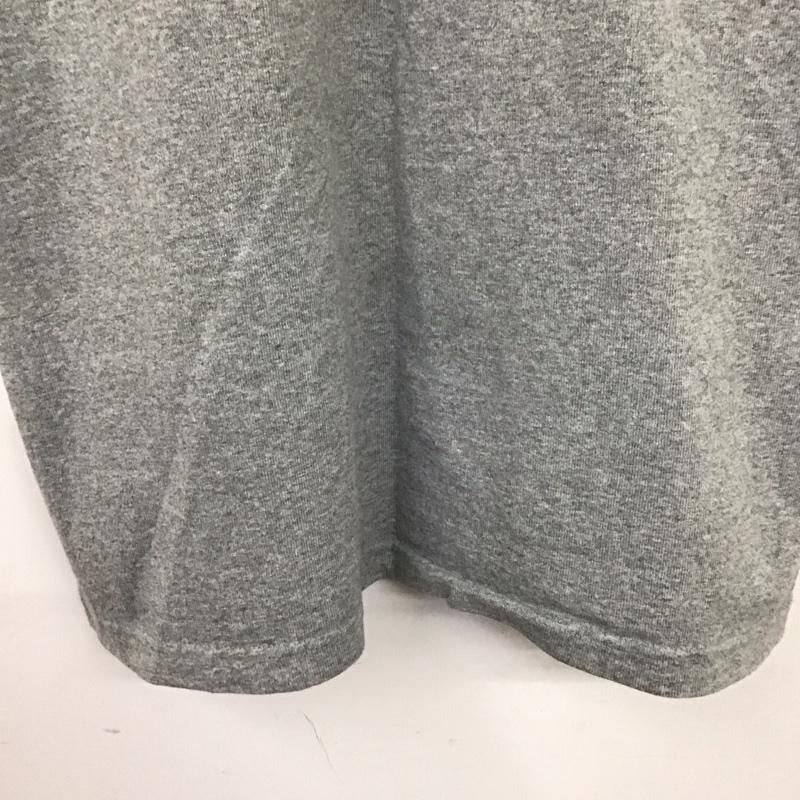 ザノースフェイス THE NORTH FACE Tシャツ 半袖 半袖カットソー プリントTシャツ クルーネックカットソー M ロゴ、文字 灰 / グレー /  メンズ USED 古着 中古 10132422