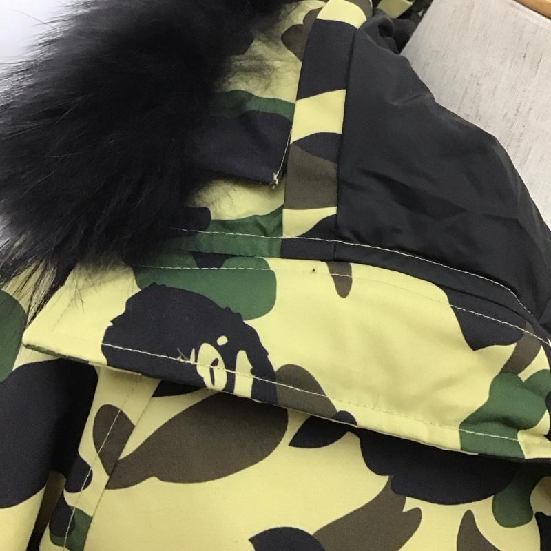 アベイシングエイプ A BATHING APE ジャケット、上着 ジャンパー、ブルゾン ジップアップジャケット ジャンパー ダウンジャケット カジュアルジャケット アウター L カモフラージュ柄・迷彩 マルチカラー / マルチカラー /  メンズ USED 古着 中古 10107022