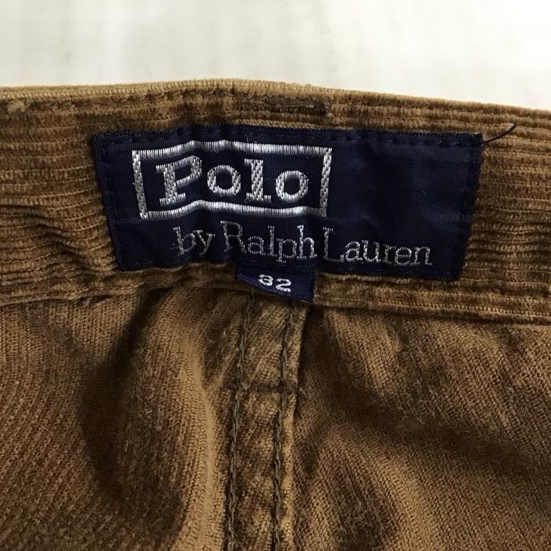 ポロバイラルフローレン Polo by RALPH LAUREN パンツ ワークパンツ、ペインターパンツ コーデュロイパンツ ワイドパンツ ストレートパンツ カジュアルパンツ 32インチ 無地 茶 / ブラウン /  メンズ USED 古着 中古 10115349