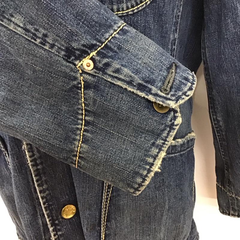 リーバイストラウスアンドコー Levi Strauss & co. ジャケット、上着 ジャケット、ブレザー デニムジャケット カラージャケット 長袖ジャケット ブルゾン XL 無地 インディゴ / インディゴ /  メンズ USED 古着 中古 10123830