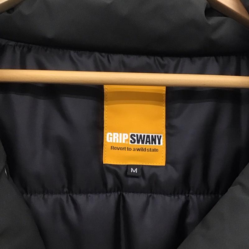 グリップスワニー GRIP SWANY コート コート一般 GSW-17 モンスターパーカー 中綿コート ロング丈 M ロゴ、文字 チャコールグレー / チャコールグレー /  レディース USED 古着 中古 10146616