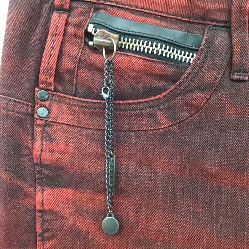 ジースター G-STAR パンツ デニム、ジーンズ TAVI LOOSE TAPERED 無地 赤 / レッド /  メンズ USED 古着 中古 10119827