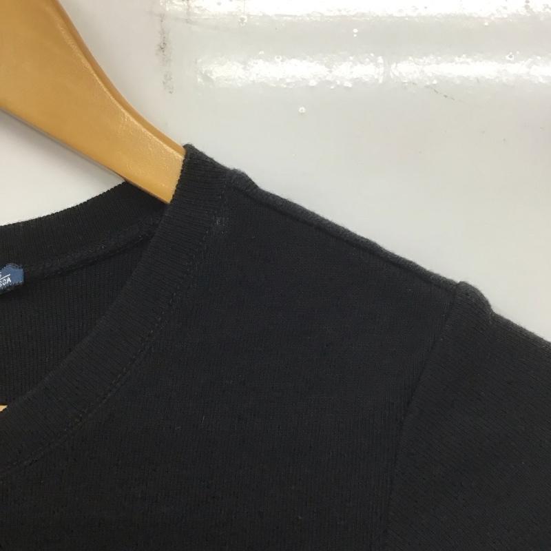 ラルフローレン RALPHLAUREN Tシャツ 半袖 クルーネック コットン XS ワンポイント 黒 / ブラック /  レディース USED 古着 中古 10139125