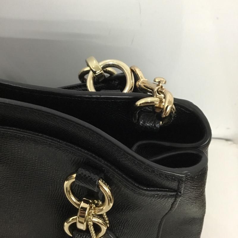 コーチ COACH ハンドバッグ ハンドバッグ F57847 2WAY ショルダーバッグ ロゴ、文字 黒 / ブラック /  レディース USED 古着 中古 10147145