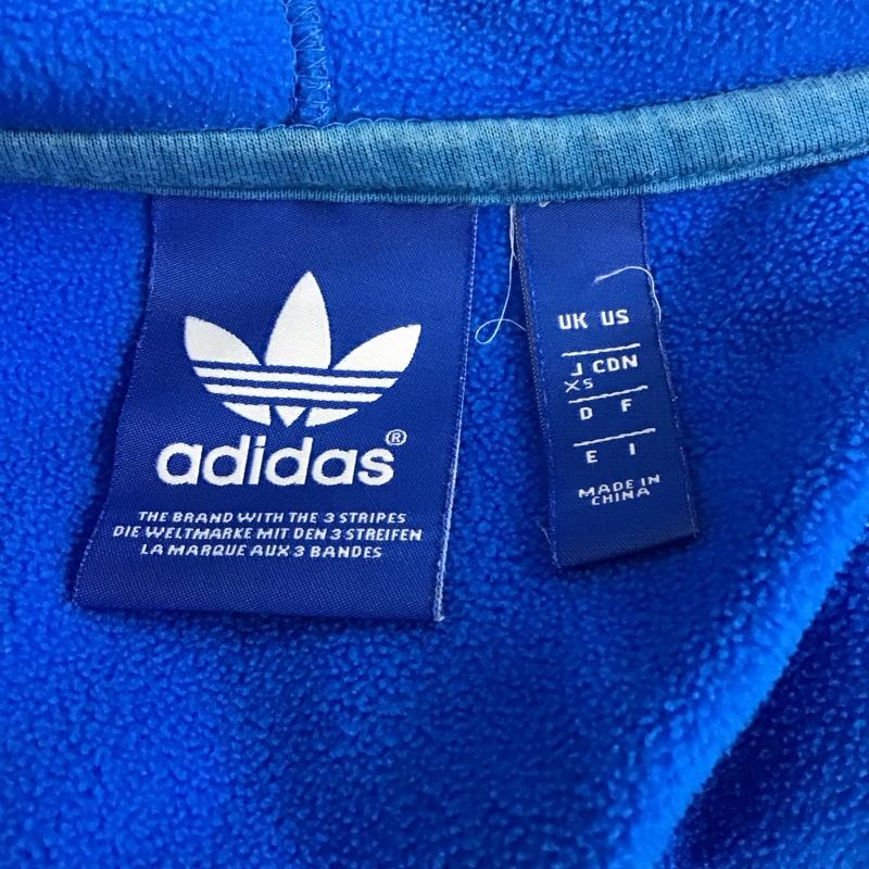 アディダスオリジナルス adidas originals パーカー 長袖 m69160b NIGOadidasOriginalsbyNIGO ジャージジップスルーフーディージャージージャケット XS ロゴ、文字 青 / ブルー /  メンズ USED 古着 中古 10123617