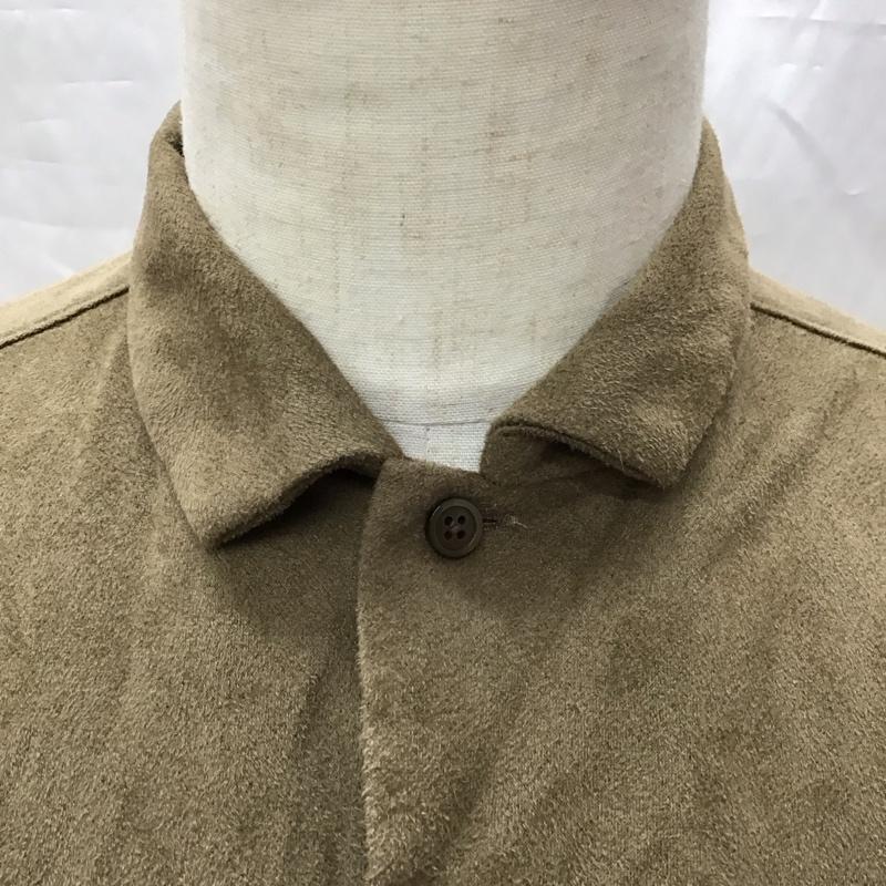 アデイインザライフ ユナイテッドアローズ A day in the life UNITED ARROWS シャツ、ブラウス 長袖 長袖シャツ カラーシャツ ポケットシャツ 長袖カットソー L 無地 茶 / ブラウン /  メンズ USED 古着 中古 10114395