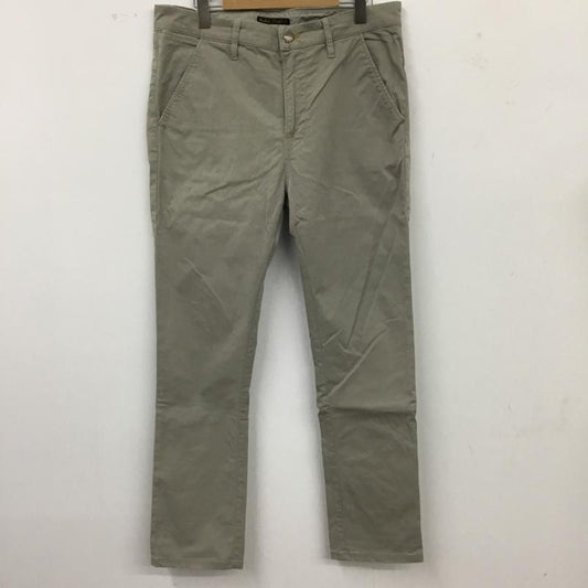 ヌーディージーンズ Nudie Jeans パンツ チノパン チノパン カジュアルパンツ ストレートパンツ スリムパンツ 32インチ 無地 灰 / グレー /  メンズ USED 古着 中古 10117108