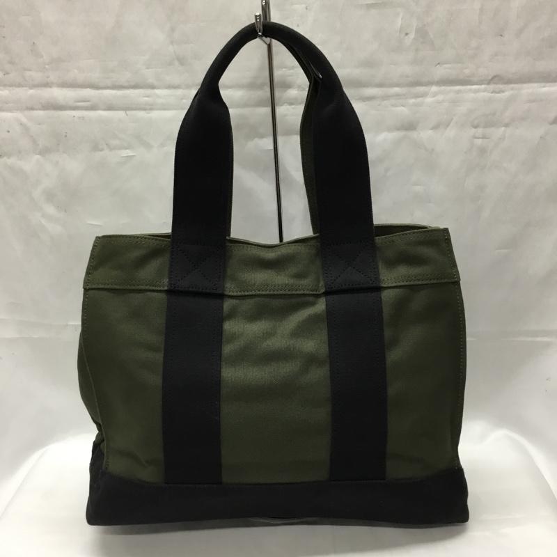 ポーター PORTER トートバッグ トートバッグ 山崎まさよし コラボ ロゴ、文字 カーキ / カーキ / X 黒 / ブラック /  メンズ USED 古着 中古 10110151