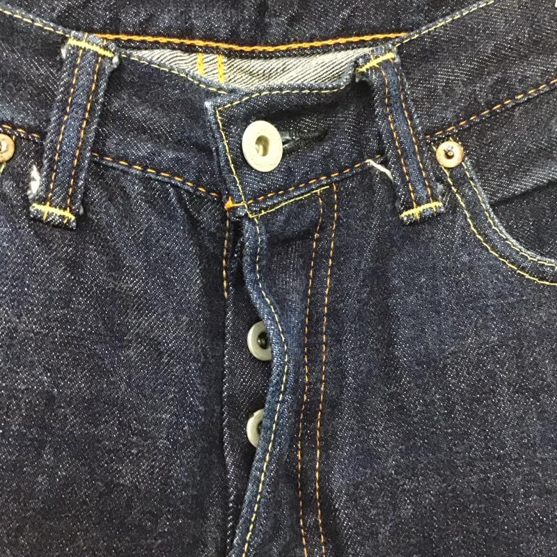 クラシキテンリョウデニム 倉敷天領デニム パンツ デニム、ジーンズ 305 ボタンフライ 30 30 無地 インディゴ / インディゴ /  メンズ USED 古着 中古 10111576