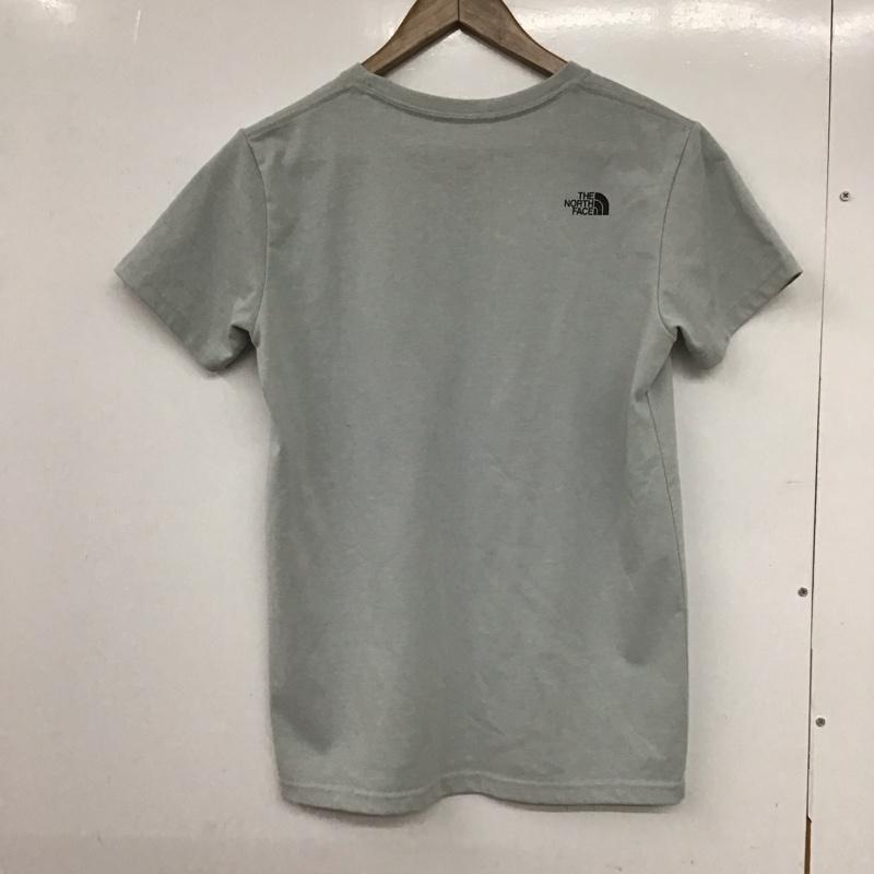 ザノースフェイス THE NORTH FACE Tシャツ 半袖 半袖カットソー プリントTシャツ クルーネックカットソー M プリント 水色 / ライトブルー /  メンズ USED 古着 中古 10132105