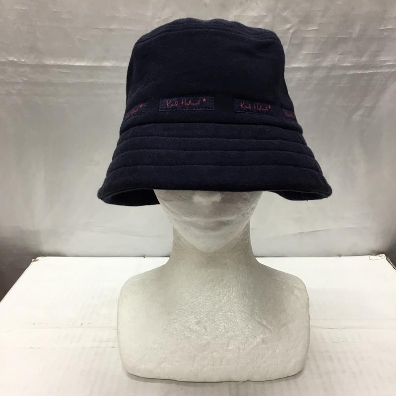 カールヘルム KARLHELMUT 帽子 ハット バケットハット コットン ロゴ、文字 紺 / ネイビー /  レディース USED 古着 中古 10119103