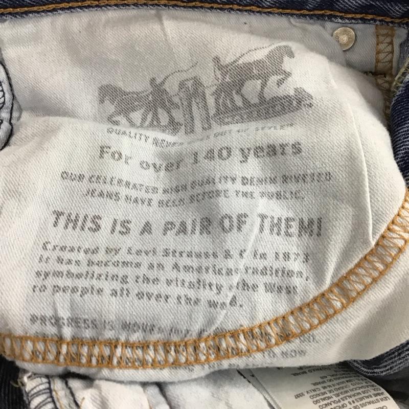 リーバイストラウスアンドコー Levi Strauss & co. パンツ デニム、ジーンズ デニムパンツ スリムパンツ カジュアルパンツ 36インチ 無地 インディゴ / インディゴ /  メンズ USED 古着 中古 10143144