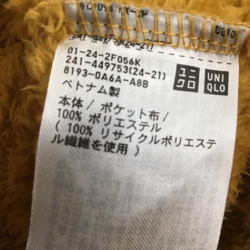 ユニクロ UNIQLO ジャケット、上着 ジャケット、ブレザー ジップアップジャケット フリースジャケット アウター スタンドカラー M 無地 橙 / オレンジ /  メンズ USED 古着 中古 10134967