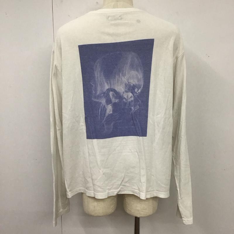 クリスチャンダダ CHRISTIAN DADA Tシャツ 長袖 CDM-17W-0511 ロンT スリーブロゴ バックプリント 46 ロゴ、文字 白 / ホワイト /  メンズ USED 古着 中古 10121353