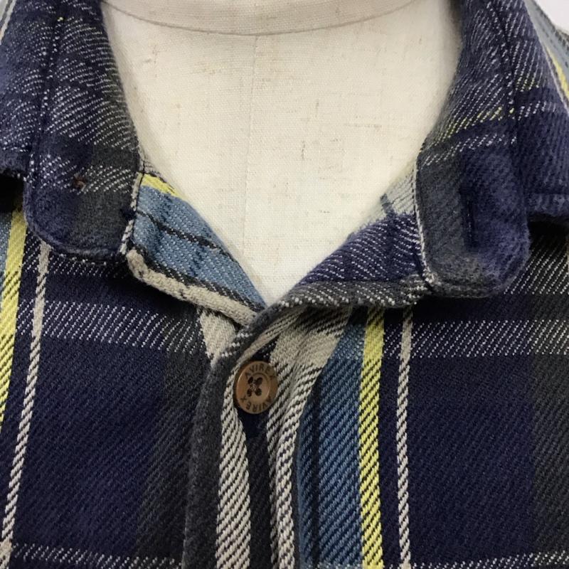 アヴィレックス AVIREX シャツ、ブラウス 長袖 6175151 ネルシャツ XL チェック マルチカラー / マルチカラー /  メンズ USED 古着 中古 10115604
